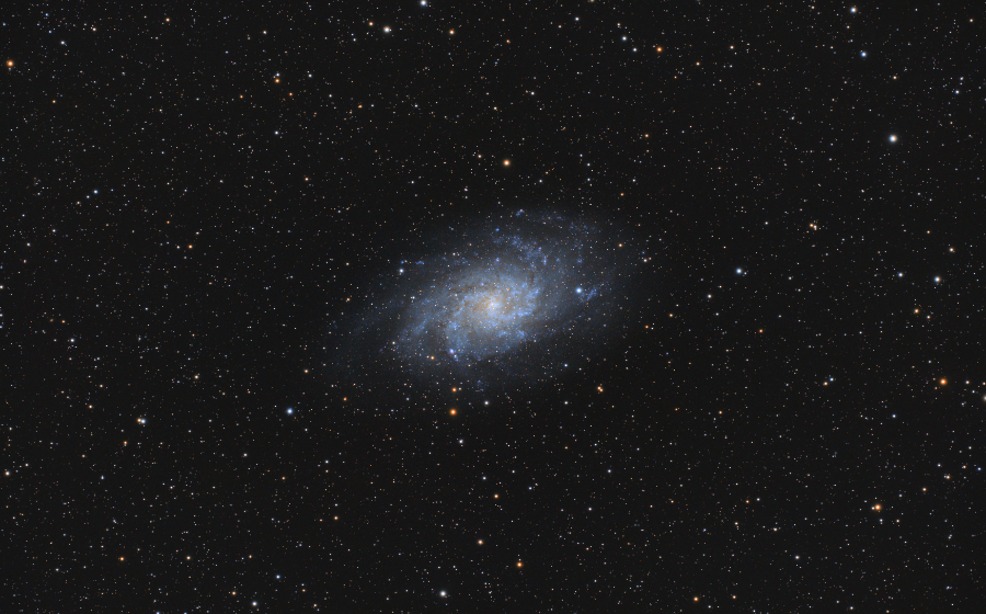 The Triangulum Galaxy, a Spiral Galaxy in Triangulum
