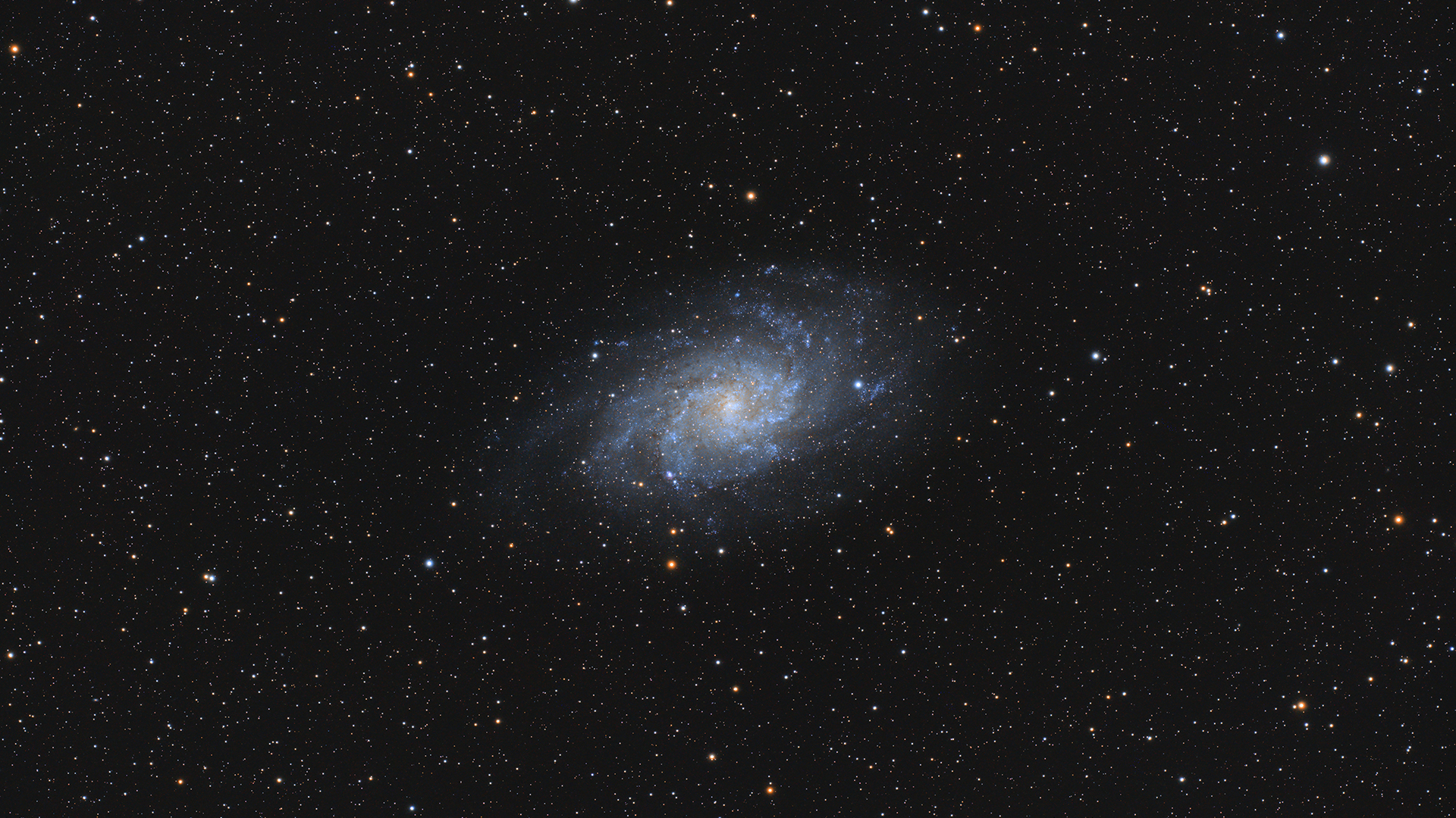 The Triangulum Galaxy, a Spiral Galaxy in Triangulum